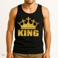 Limited Edition King Gold Print Tank Top thumb 3