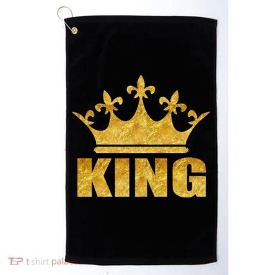 Limited Edition King Gold Print Golf Towel