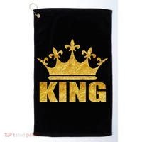Limited Edition King Gold Print Golf Towel thumb 0