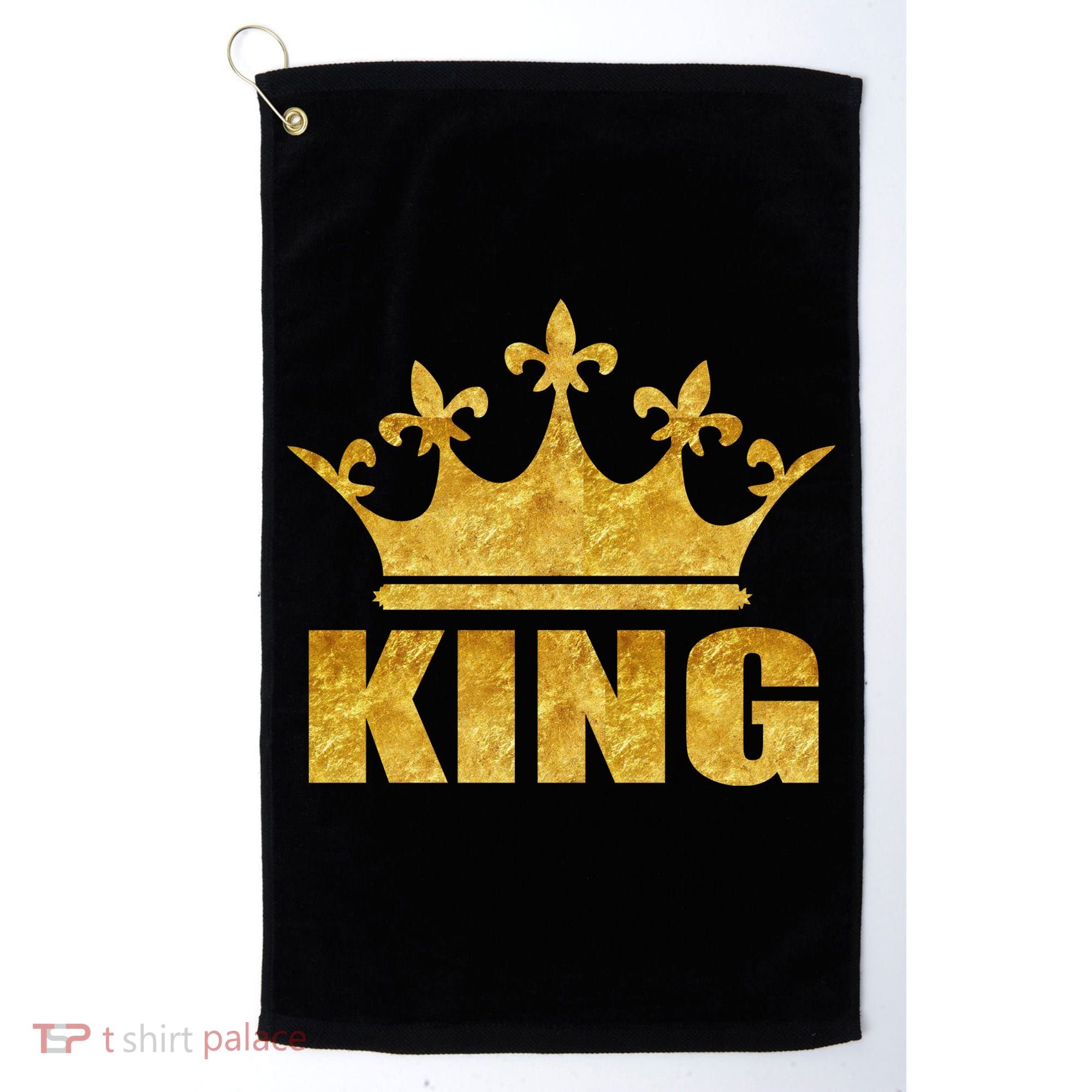 Limited Edition King Gold Print Golf Towel