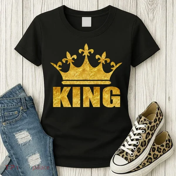 Limited Edition King Gold Print Women's T-Shirt