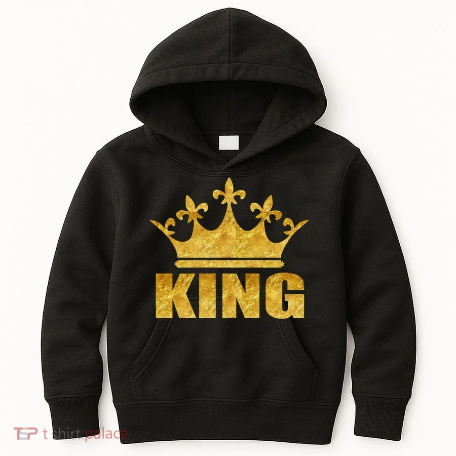 Limited Edition King Gold Print Kids Hoodie