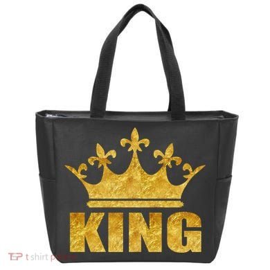 Limited Edition King Gold Print Tote Bag