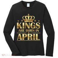 Limited Edition Kings Are Born in April Women's Long Sleeve Shirt thumb 0