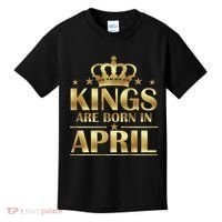 Limited Edition Kings Are Born in April Kids T-Shirt thumb 0