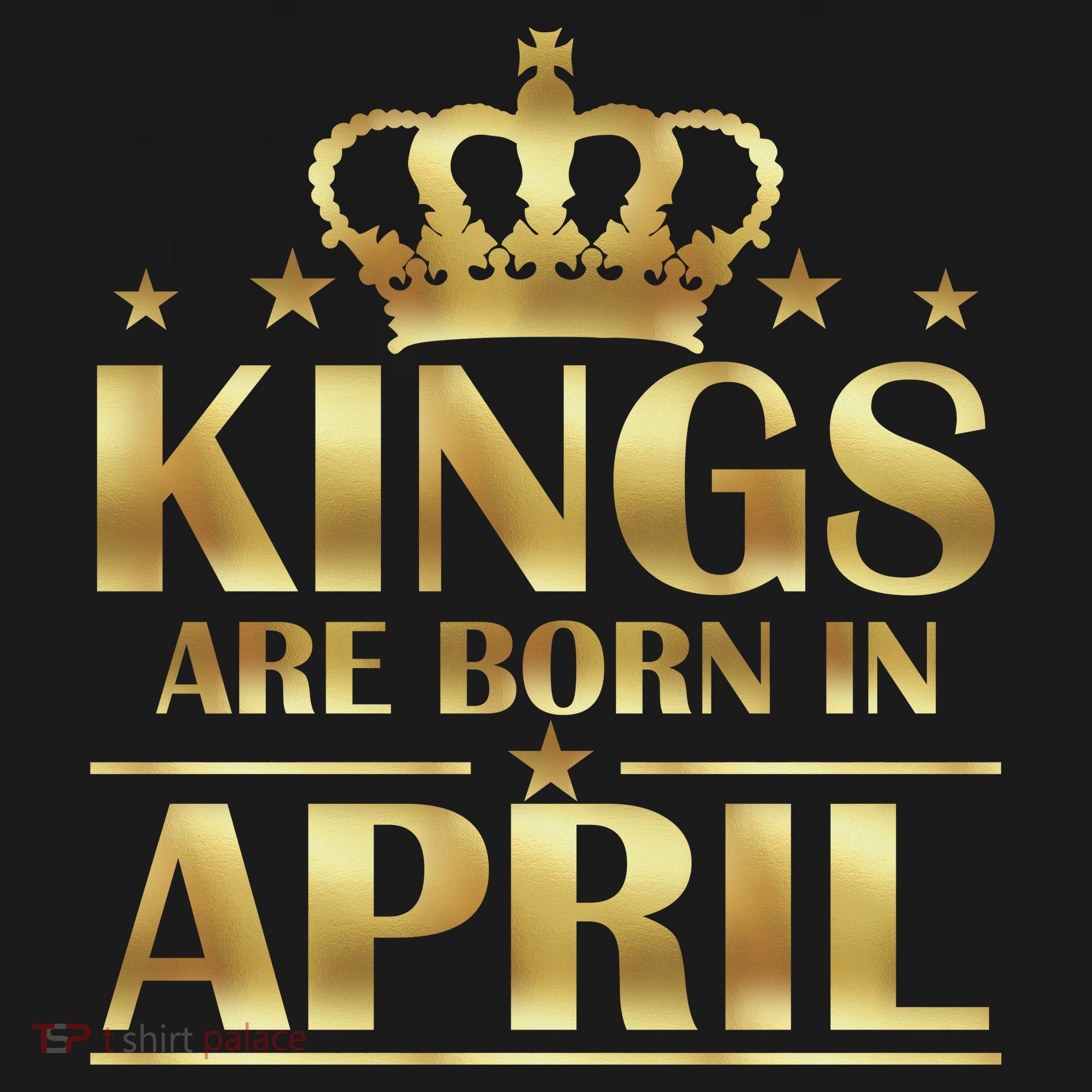 Limited Edition Kings Are Born in April Kids T-Shirt