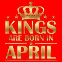 Limited Edition Kings Are Born in April Santa Hat thumb 1
