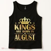 Limited Edition Kings Are Born in August Tank Top thumb 2