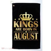 Limited Edition Kings Are Born in August Golf Towel thumb 0