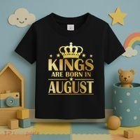 Limited Edition Kings Are Born in August Toddler T-Shirt thumb 3