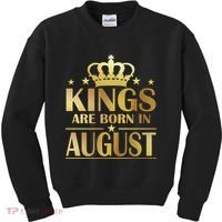 Limited Edition Kings Are Born in August Kids Sweatshirt thumb 0