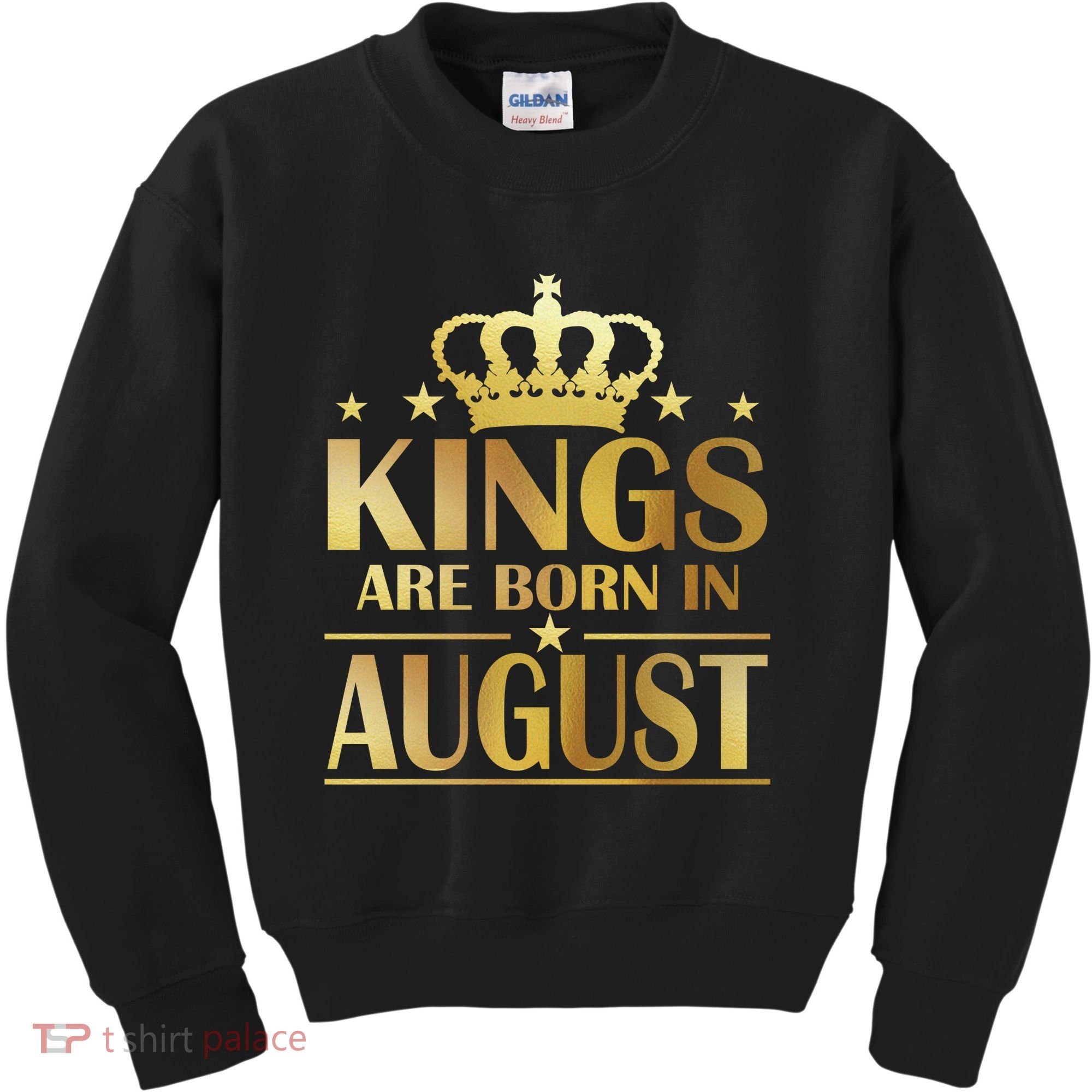 Limited Edition Kings Are Born in August Kids Sweatshirt