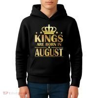 Limited Edition Kings Are Born in August Kids Hoodie thumb 4