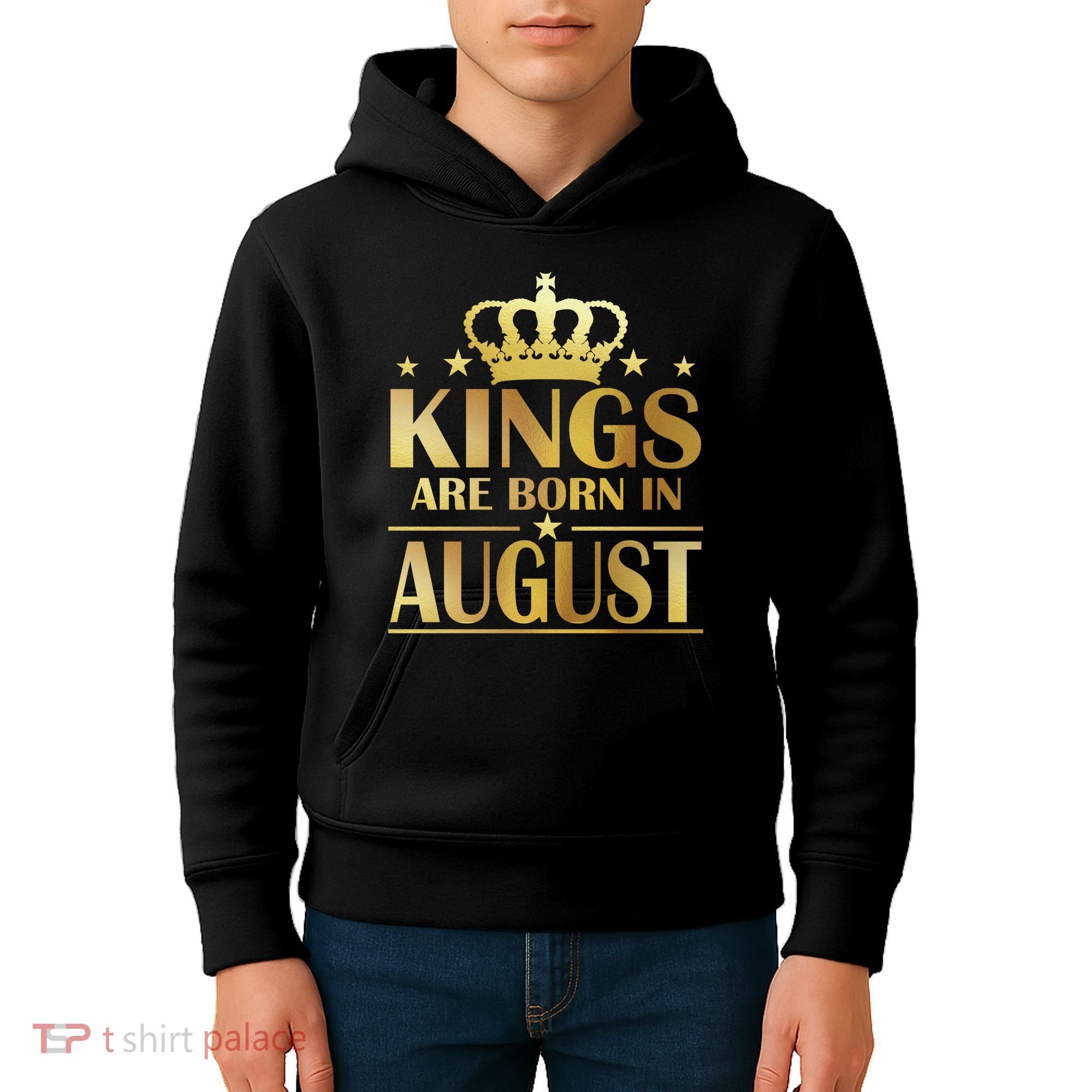 Limited Edition Kings Are Born in August Kids Hoodie