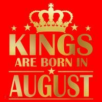 Limited Edition Kings Are Born in August Santa Hat thumb 1