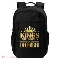 Limited Edition Kings Are Born in December Gold Print Backpack thumb 0