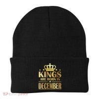 Limited Edition Kings Are Born in December Gold Print Beanie thumb 0