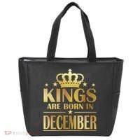 Limited Edition Kings Are Born in December Gold Print Tote Bag thumb 0