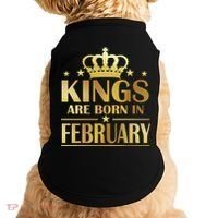 Limited Edition Kings Are Born In February Doggie Tank thumb 0