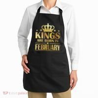 Limited Edition Kings Are Born In February Apron thumb 2