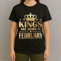Limited Edition Kings Are Born In February T-Shirt thumb 4