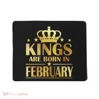 Limited Edition Kings Are Born In February Mousepad thumb 0