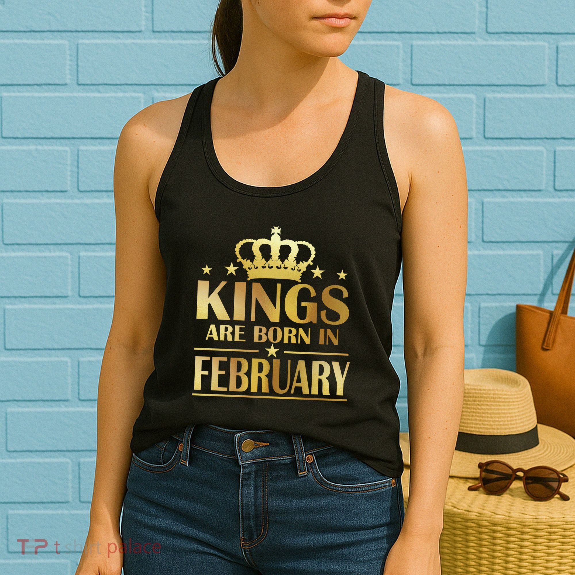 Limited Edition Kings Are Born In February Women's Tank Top