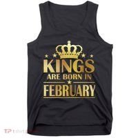 Limited Edition Kings Are Born In February Tank Top thumb 0