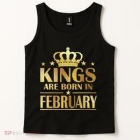 Limited Edition Kings Are Born In February Tank Top thumb 2