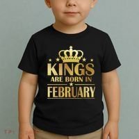 Limited Edition Kings Are Born In February Toddler T-Shirt thumb 2