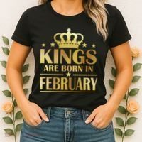 Limited Edition Kings Are Born In February Women's T-Shirt thumb 2