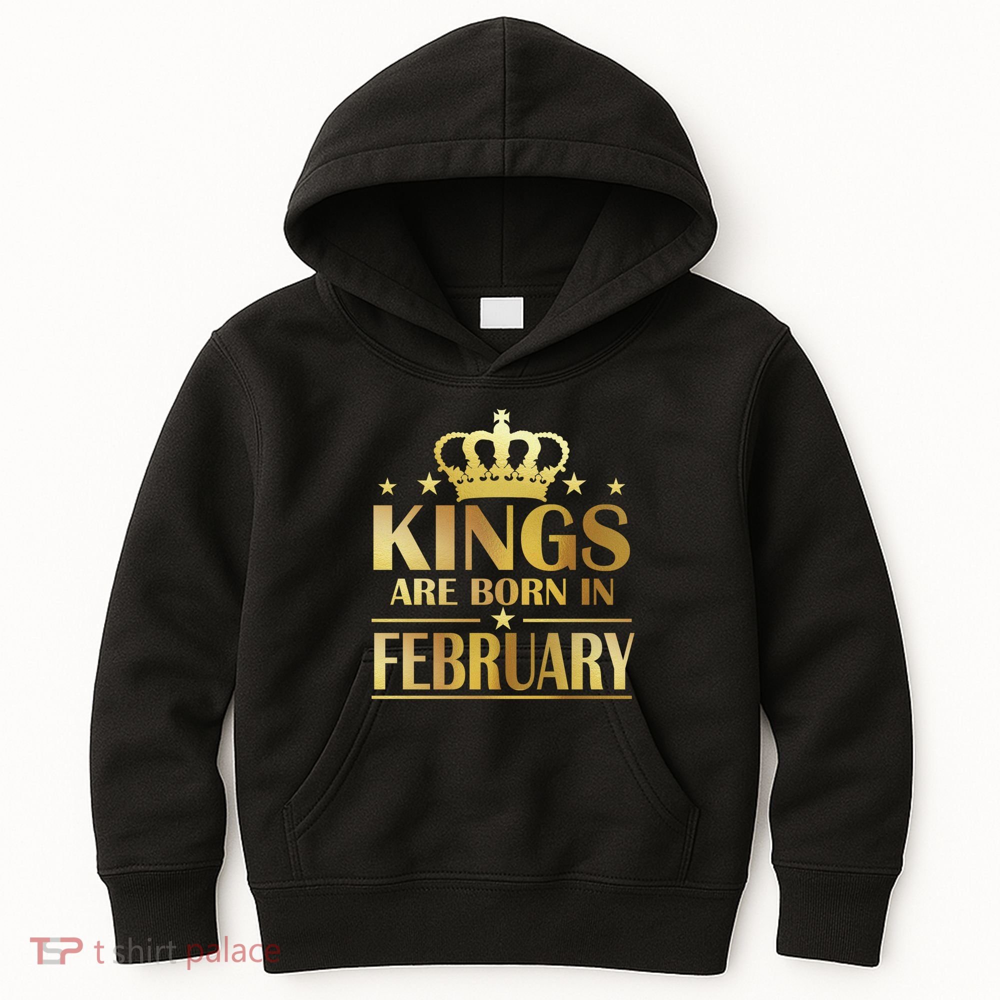 Limited Edition Kings Are Born In February Kids Hoodie