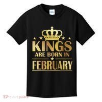 Limited Edition Kings Are Born In February Kids T-Shirt thumb 0