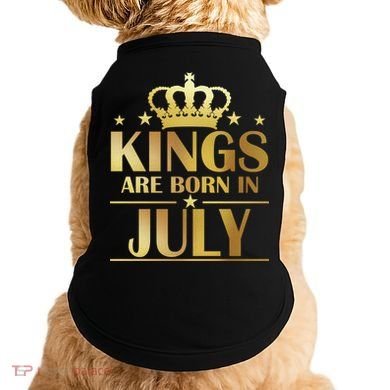 Limited Edition Kings Are Born in July Doggie Tank