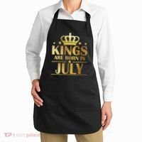 Limited Edition Kings Are Born in July Apron thumb 2
