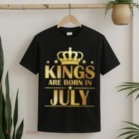 Limited Edition Kings Are Born in July T-Shirt thumb 2