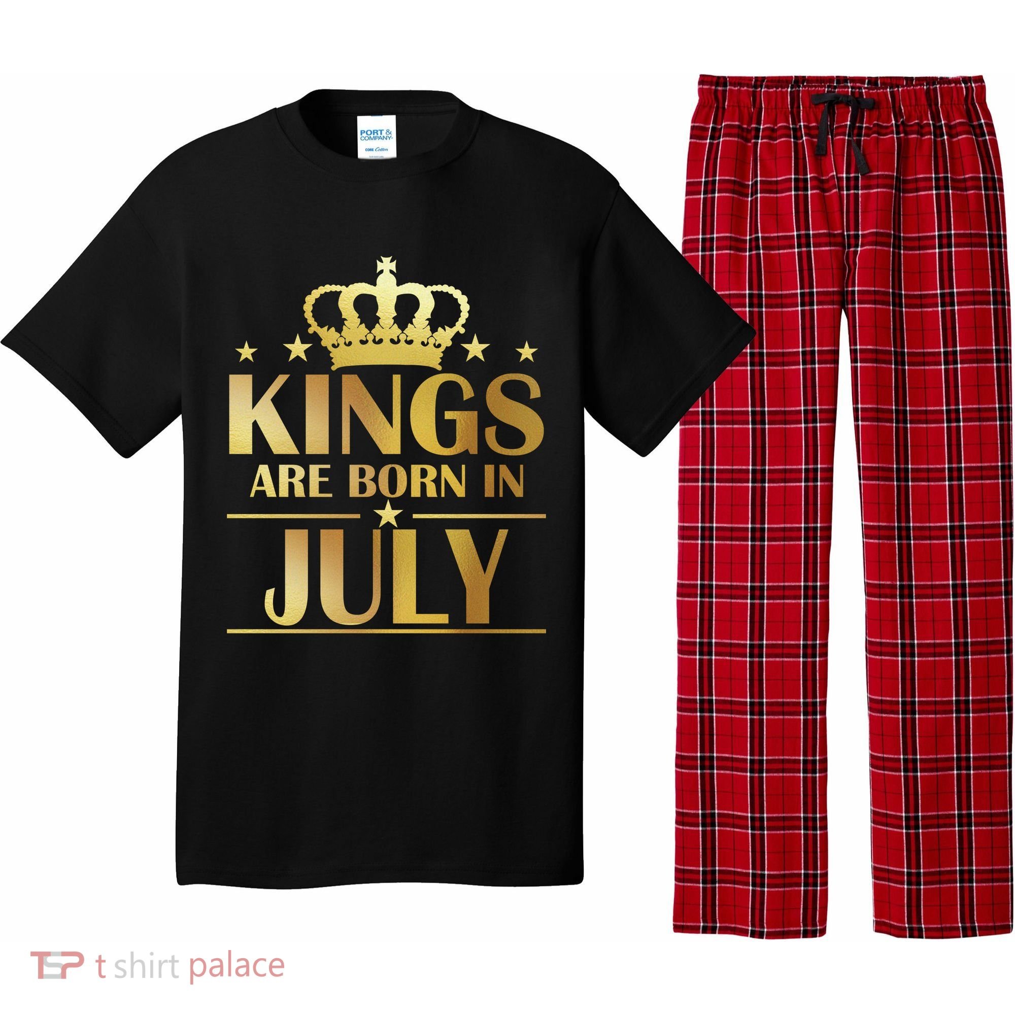 Limited Edition Kings Are Born in July Pajama Set