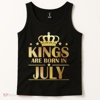 Limited Edition Kings Are Born in July Tank Top thumb 2