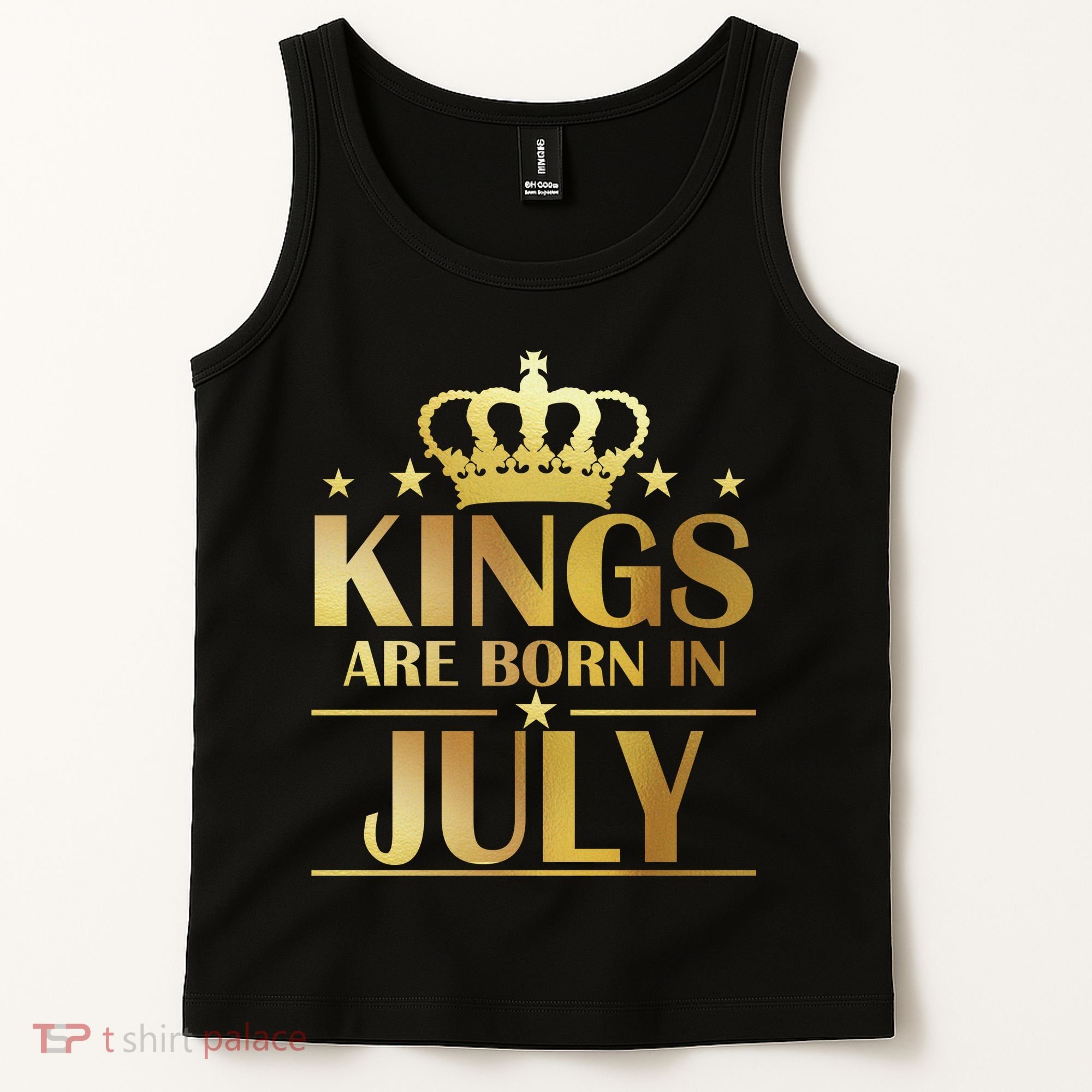 Limited Edition Kings Are Born in July Tank Top