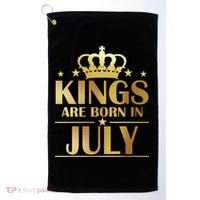 Limited Edition Kings Are Born in July Golf Towel thumb 0