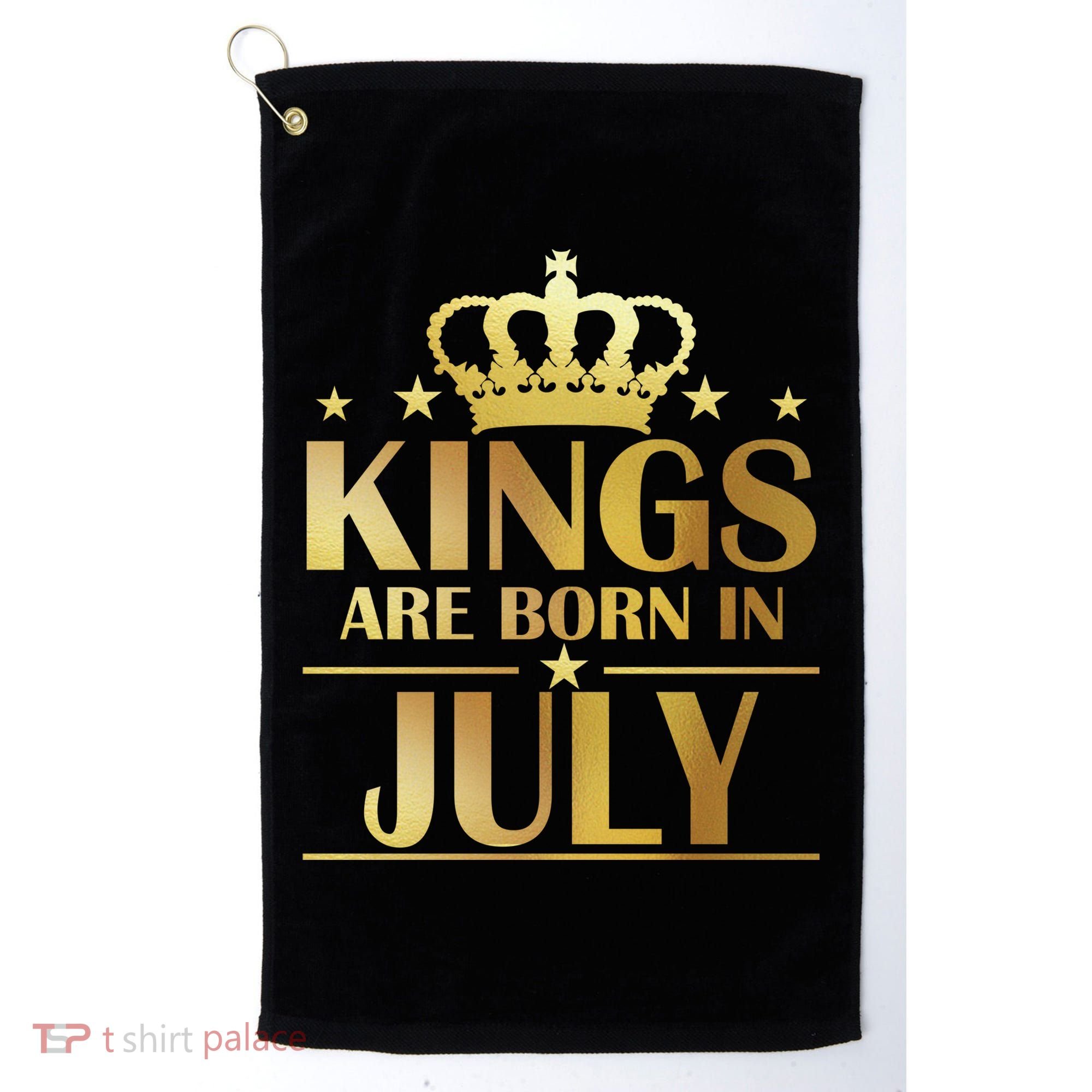 Limited Edition Kings Are Born in July Golf Towel