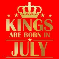 Limited Edition Kings Are Born in July Santa Hat thumb 1