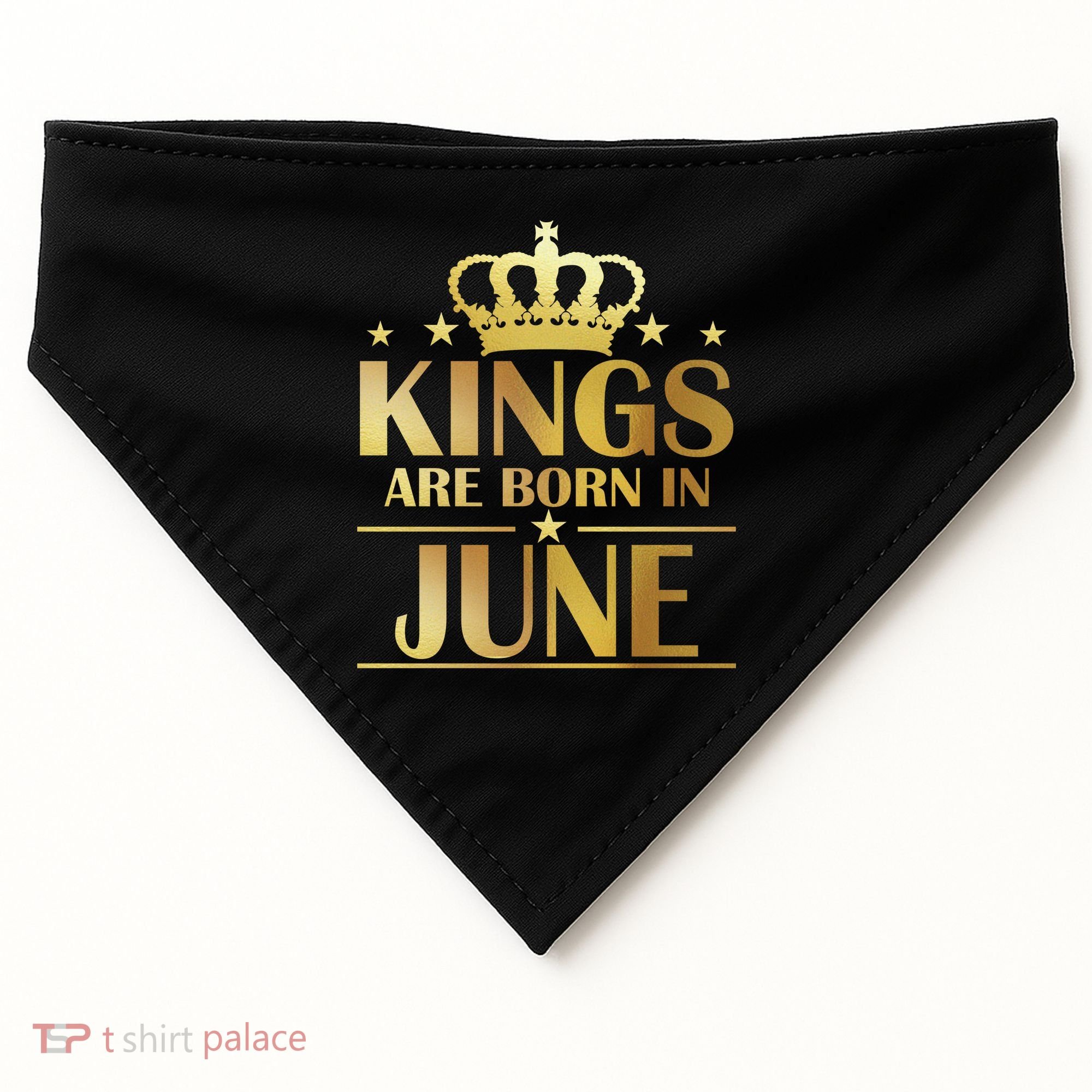 Limited Edition Kings Are Born in June USA-Made Doggie Bandana