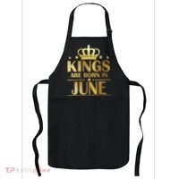 Limited Edition Kings Are Born in June Apron thumb 0