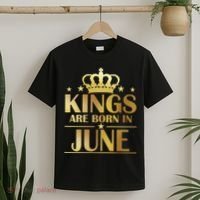 Limited Edition Kings Are Born in June T-Shirt thumb 2