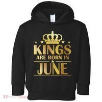 Limited Edition Kings Are Born in June Toddler Hoodie thumb 0