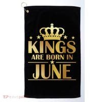 Limited Edition Kings Are Born in June Golf Towel thumb 0