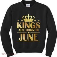 Limited Edition Kings Are Born in June Kids Sweatshirt thumb 0