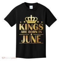 Limited Edition Kings Are Born in June Kids T-Shirt thumb 0
