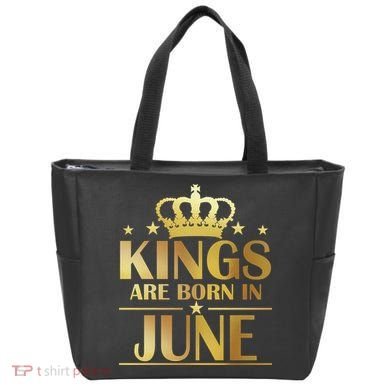 Limited Edition Kings Are Born in June Tote Bag